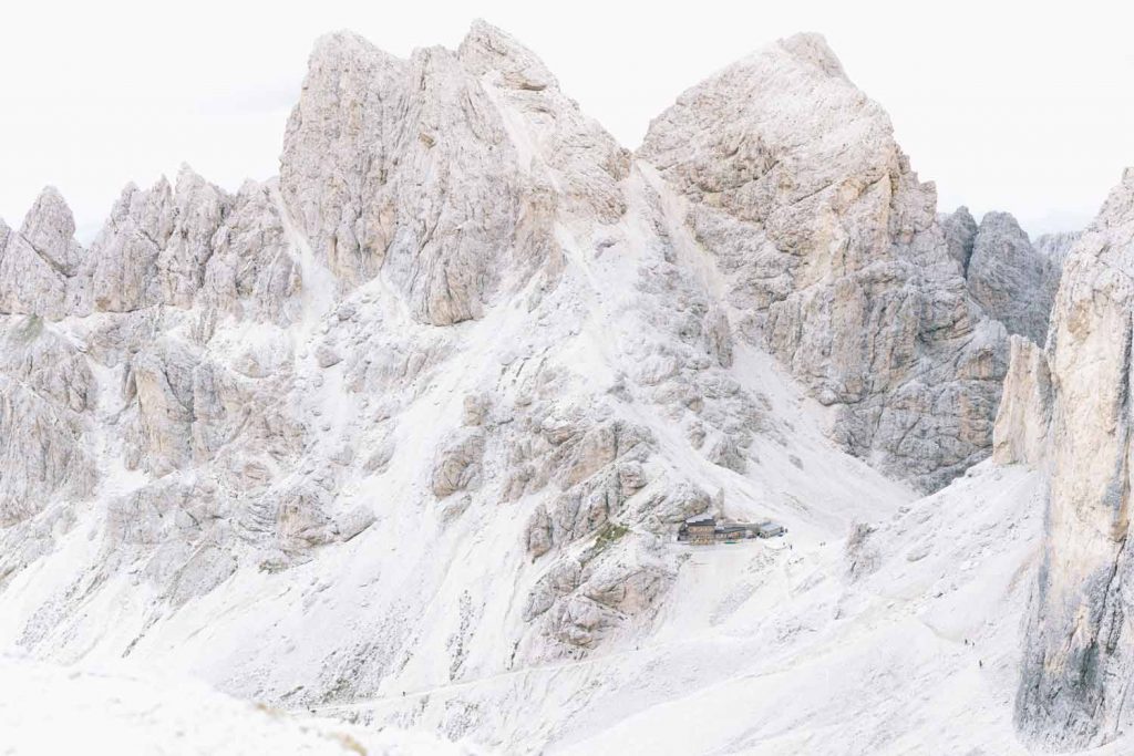 Bergaufnahme der Dolomiten