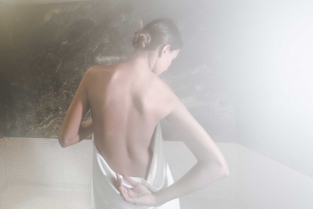 Steam bath at the Boutique Hotel Schgaguler