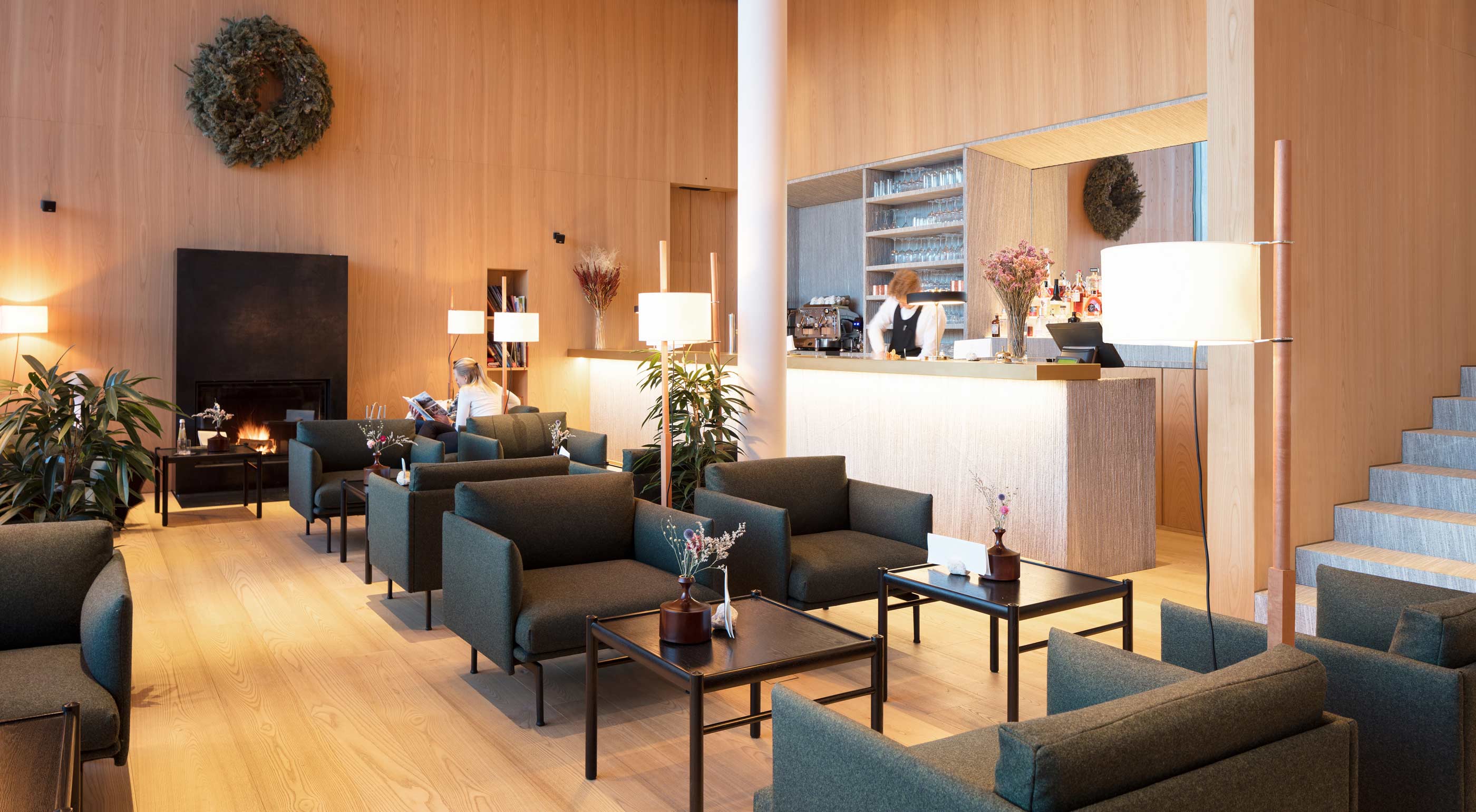 The Schgaguler Hotel Bar - the living room of the boutique hotel