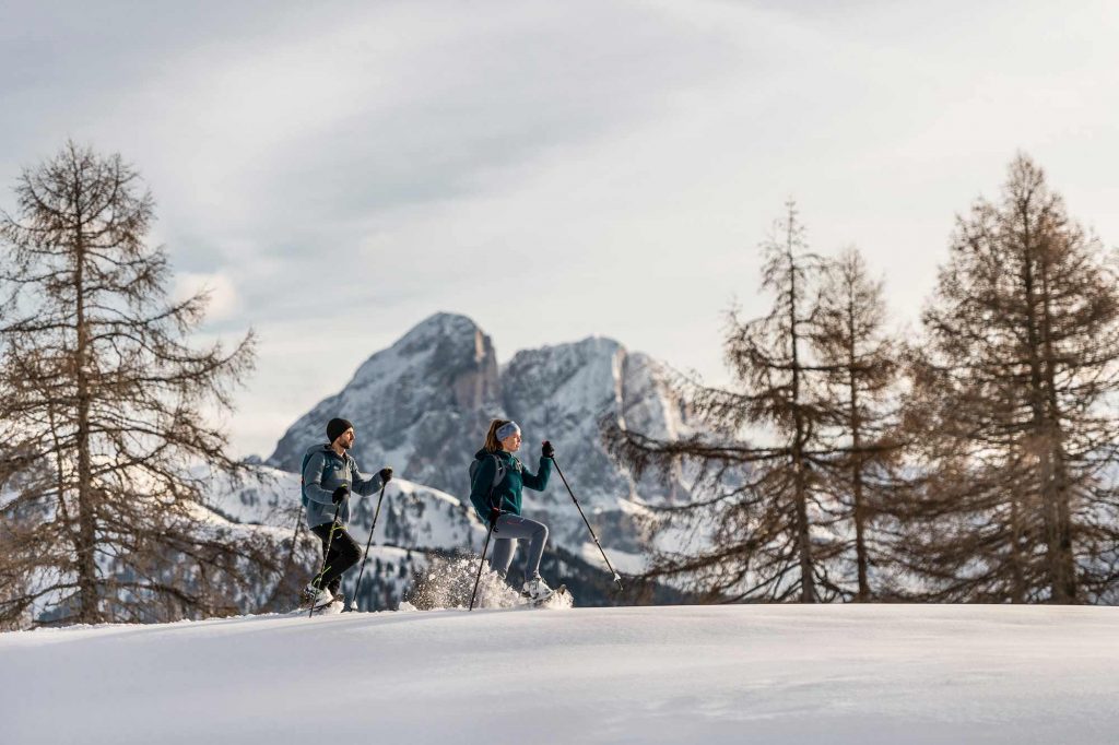 Schneeschuhwanderung in den Dolomiten - Schgaguler Boutique Hotel Kastelruth, Seiseralm, Gröden