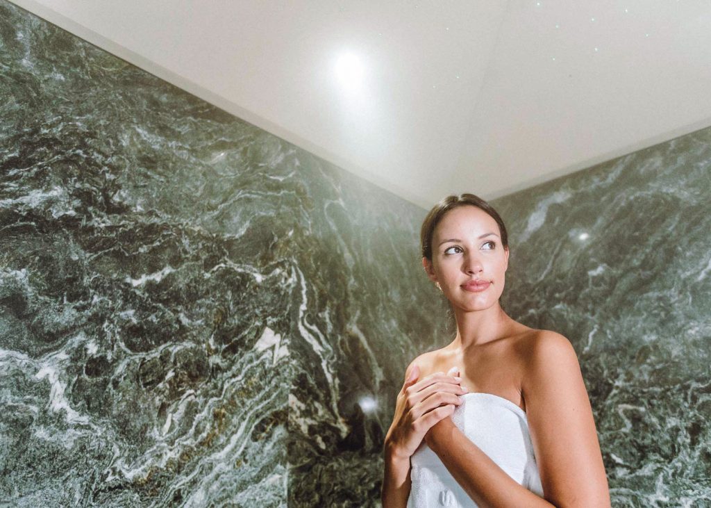 The Steam Bath (Hammam) at the Schgaguler Hotel's SPA area